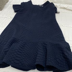 Dark navy dress
